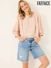 FatFace Amy Pink Stripe Blouse (AT2390) | $106 - $111