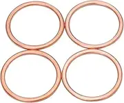 35.5 * 43.8 * 2.6mm Exhaust Pipe Gasket For Z1000 ZR1000 07-09 ZZ.-R400 ZX400 1990-2006 ZZ.-R500 90-94 ER650 ER6N 06-08 EX650 Ninja 650 2006
