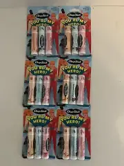 CHAPSTICK YOU'RE MY HERO Lot Of 6 Lip Balm Packs of 3 HTF INVENTORY REDUCTION!