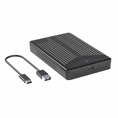 USB 3.1 HDD/SSD Enclosure, 2.5 Inch Mobile Hard Disk Box, Supports to7101