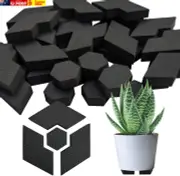SNAILGARDEN 40Pc Invisible Pot Feet, Composable Hexagon Flower Pot Risers for Mu