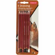 Derwent Drawing Coloured Pencils Set Pack High Lightfast Professional Artists [6 Pack]