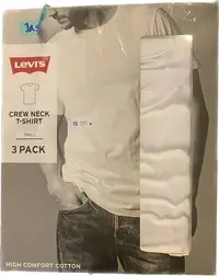 在飛比找Yahoo!奇摩拍賣優惠-［代購］levi's 男短袖純棉上衣3件組M-L #1351