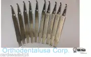 SET X 50 BRACKET HOLDING TWEEZERS SLOT .018 AND .022 with POSTERIOR POSITIONER