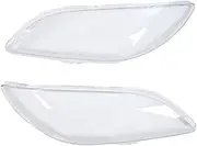 ALAGPNPMZH 1 Pair Car Left & Right Front Headlight Cover Waterproof Clear Headlight Lens Shell Cover for Mazda 3 2006-2012 Shell