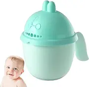 Baby Bath Rinse Cup - Control The Rinser,Comfortable Hair Washing Water Cup with 7 Water Holes Happy Shower Time