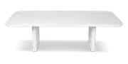 Escape Coffee Table in Arctic White