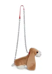 [dELiA*s by Dolls Kill] Smoochy Pooch Plush Bag - Brown