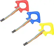 BESTonZON Toddler Leash Set 3pcs Boys and Girls Walking Rope Bright Handles for Child Safety Harness