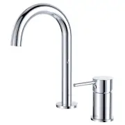 Kaya Outlet &amp; Hob Mixer Set, Chrome