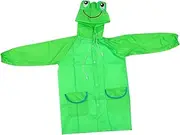 [VALICLUD] Boys and Girls Raincoat Waterproof Rain Jacket Cap Rainwear for Toddlers Lightweight Portable for School and Travel