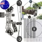 10" Mini Compound Bow Arrows 12lbs Archery Target Paper Pocket Bow Kid Toy Gift