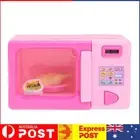 Mini Simulation Kitchen Toys Reusable Microwave Oven Playset for Kids Children