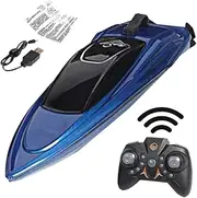 Wscwl RC Boat - Remote Control Pool Lake Bathtub Racing Boat - Versatile High-Speed Boat for Adults and Kids, Birthday, Thanksgiving, Easter