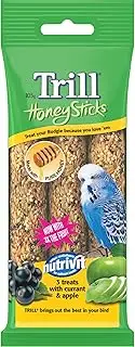 TRILL 23845 Honeystick for Budgies, 3 Pack, 105g