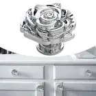 Flower Shape Drawer Pull Handle Kitchen Cabinet Knob for Dresser Cupboard