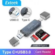 Type-C USB-C USB 3.0 Memory Card Reader Micro SD/SD OTG For PC Macbook Tablet AU