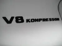 在飛比找蝦皮購物優惠-BENZ 賓士 V8 kompressor 葉子版 字體 烤