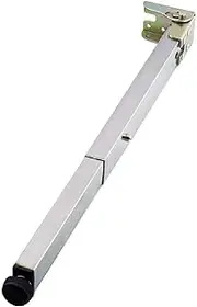Stainless Steel Adjustable Table Legs,Metal Foldable Furniture Legs,Telescopic Bar Support Legs,for Kitchen Countertop,Working Desk,with Adjustable Protective Base and Screw,1pcs (90cm/35.4in) (Size