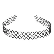 Metal Wavy Headband Comfortable Headband Hair Styling Environmentally Friendly