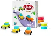 HEY CLAY Motors Eco Cars - Air Dry Clay Kit 6 cans and Sculpting Tools with Fun Interactive Instructions App – Creative Set for Kids Ages 4-8