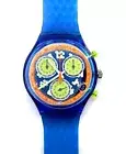NEW Swatch Chrono Watch COOL PACK SCN404 with Case & Papers 1996 Gents Vintage