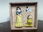 Disney Princess Snow White & Dopey Salt & Pepper Shakers 85th Anniversary