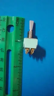 ALCO MTF-206P miniature FLAT toggle SWITCH DPDT ON-OFF-ON