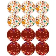 6 Pieces Thanksgiving Themed Decoration Round Paper Lanterns Hanging Accessory
