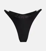 [Mugler] Mugler Cutout bikini bottoms AU 6 black