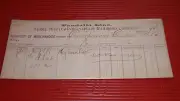 ANTIQUE TERRE HAUTE & INDIANAPOLIS RAILROAD CO. MANIFEST OF MERCHANSIDE 1892
