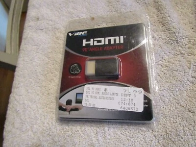 VIBE HDMI Adapter 90 Degree Right Angle Male to Female Type Port Angled VA-01-AD
