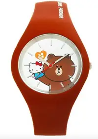 在飛比找Yahoo奇摩拍賣-7-11運費0元優惠優惠-[時間達人] 凱蒂貓 x LINE手錶鏡面 客訂（KT062