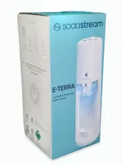 SodaStream E-terra Sparkling Water Maker +CO2 & 1L Carbonating Bottle NEW Sealed