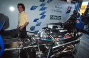 Alain Prost was happy with his Team's first race point from Olivi- 1997 Photo