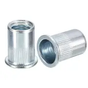 M12 Rivet Nuts, 20pcs Zinc Plated Carbon Steel Knurled Threaded Insert Nuts