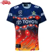 North QLD Cowboys Replica 2024 Indigenous NRL Jersey - Free Postage