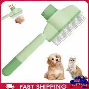 Pet Hair Removal Comb Flea Comb, Cat Grooming Brush with Release Button 2025