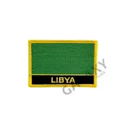 Libya Patch / Old Libya Flag / Iron On Libya Flag all Green