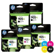 HP 905XL Ink Cartridge Value Pack (10) - Includes: [4 x Black, 2 x Cyan, Magenta, Yellow]