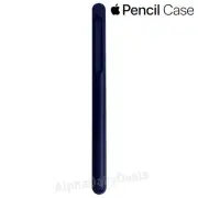 Genuine OEM Apple Pencil Pro 1st 2nd Gen Case Holder Cover - Blue Leather
