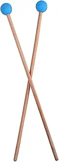 CORHAD 1 Pair Percussion Mallet Stick with Wood Handle Glockenspiel Drumstick for Suitable for All Percussion Instruments Durable Head for Lasting Use