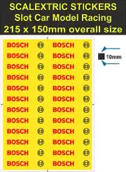 Slot car Scalextric stickers Model Race bosch Logo Lego decal adhesive vinyl yT2