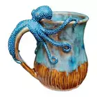 Dive Into Every Sip – Handmade Octopus Mug, 3D Octopus Ceramic Coffee Mug NEW
