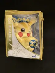 TOMY Pokémon 20th Anniversary Plush 025 PIKACHU NEW Zipper Bag