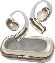 Monster Open Ear AC311 Wireless Earbuds, Bluetooth 5.4 Open Ear Headphones, Up to 30 Hours Playtime Bluetooth Ear Earbuds with Stereo Sound, Touch Control and IPX5 Waterproof Earbphones