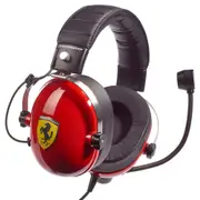 Thrustmaster T.Racing Scuderia Ferrari Edition-DTS - Gaming Headset For Race Simulation, True-to-Life Sound, Comfortable, Insulated, Stable, Powerful for PC/PS4/Xbox One/Nintendo Switch.