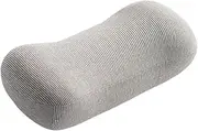 Ｂｅｓｇａ Camping Pillow Bed Pillow Bolster Pillow Ergonomic Supportive Pillow for Office Travel Sleeping Hiking Airplane, Coffee