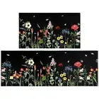 Flower Kitchen Rugs Summer Floral Kitchen Rugs and Mats Summer Kitchen Floor ...