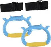 Toyvian 1Pair Adjustable Pull Up Rings Indoor Gym Equipment for Versatile Fitness Rings for Pull Up and Hanging Exercises Enhances Strength Coordination Safe Design